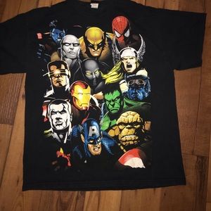 Vintage y2k marvel shirt